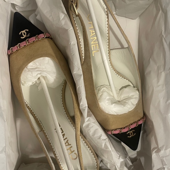 Chanel 2023 cruise collection sling back heel - Picture 8 of 10